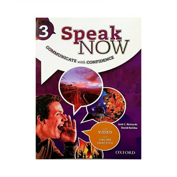 خرید کتاب speak now 3 اسپیک ناو 3 استیودنت بوک و ورک بوک