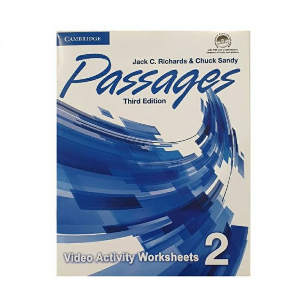 کتاب آموزشی انگلیسی passages 2 third ed video activity worksheets کتاب ویدئو پسیج 2