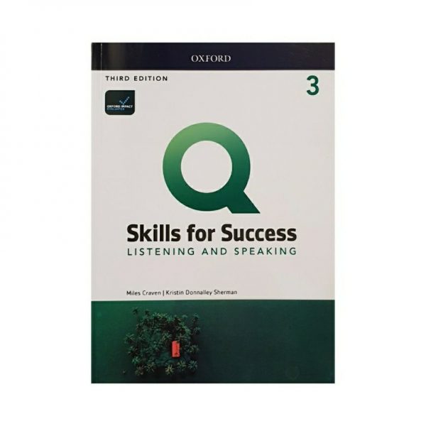 خرید اینترنتی و آنلاین کتاب انگلیسی q skills for success 3 listening and speaking third ed کیو اسکیلز 3 ویرایش سوم لیسنینگ و اسپیکینگ