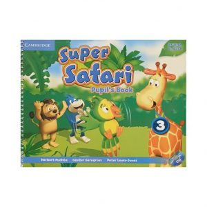 کتاب آموزشی انگلیسی برای خردسالان و کودکان super safari 3 british english سوپر سافاری 3 بریتیش