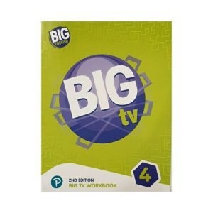 کتاب آموزشی زبان انگلیسی برای کودکان و خردسالان big tv 4 workbook 2nd ed بیگ تی وی 4