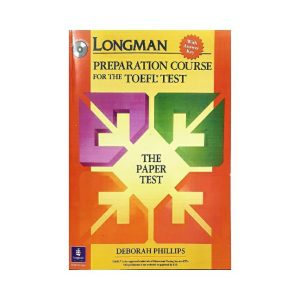 کتاب آزمون تافل longman preparation course for the toefl test the paper test لانگمن پیپیر تست تافل