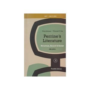 کتاب Perrine’s Literature structure, sound, and sense DRAMA thirteenth edition